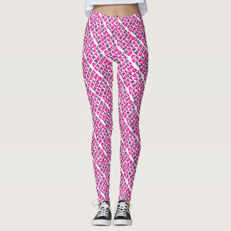 Leggings Leyendas de motivos rosados púrpura