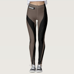 Leggings Leyendas de mujeres de color negro y marrón