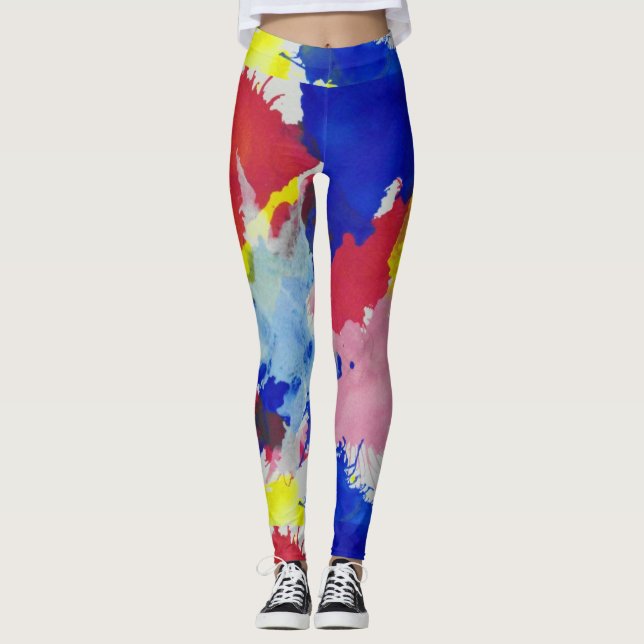 Leggings Leyendas de mujeres pintadas (Anverso)