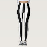 Leggings Leyendas de mujeres rayadas en blanco y negro<br><div class="desc">A todos les gustan las rayas. Destacar.</div>