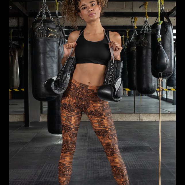 Leggings Leyendas de Naranja de neón eléctrico - Guay (Subido por el creador)