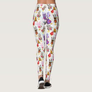 Leggings Leyendas de navidades con juguetes coloridos