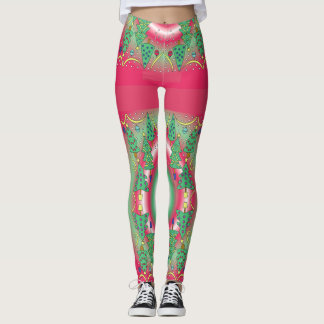 Leggings Leyendas de Navidades con patrones