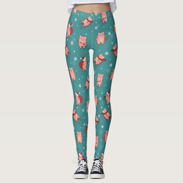 Leggings Leyendas de Navidades de cerda (Anverso)