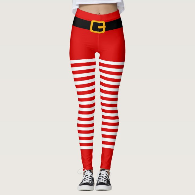 Leggings Leyendas de Navidades de disfraces de Santa Claus (Anverso)