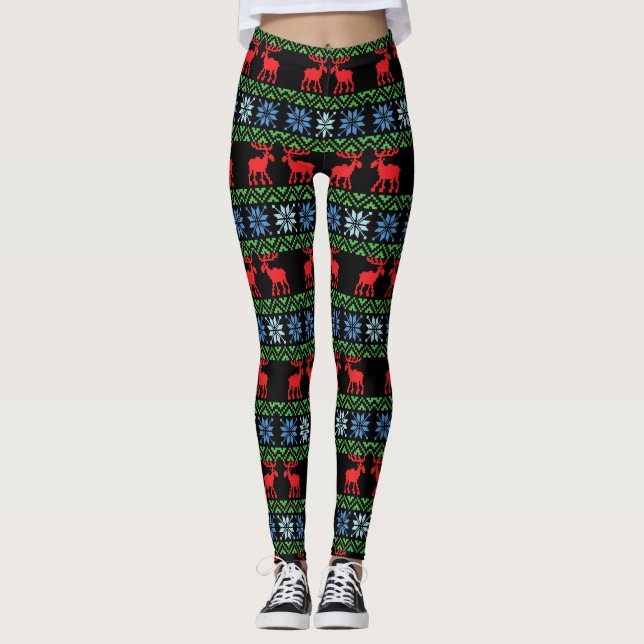 Leggings Leyendas de Navidades femeninas (Anverso)