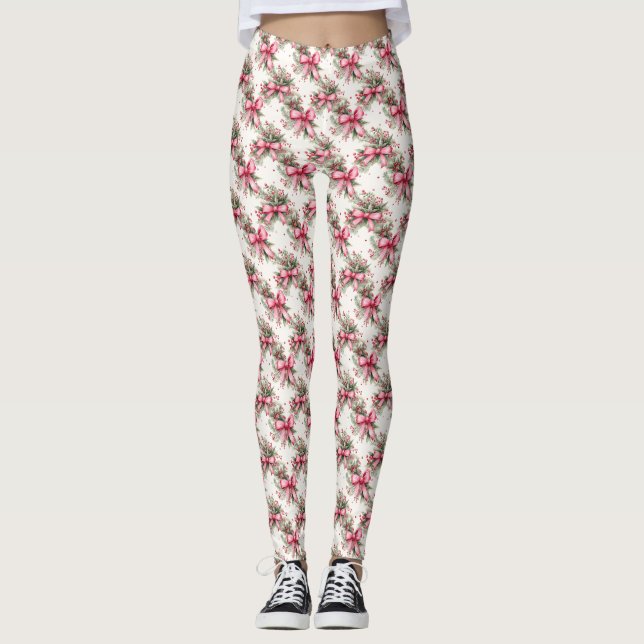 Leggings Leyendas de Navidades rosados (Anverso)