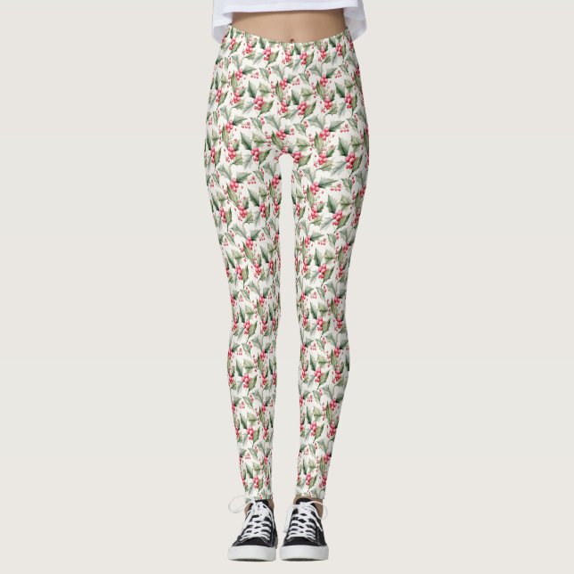 Leggings Leyendas de Navidades rosados (Anverso)