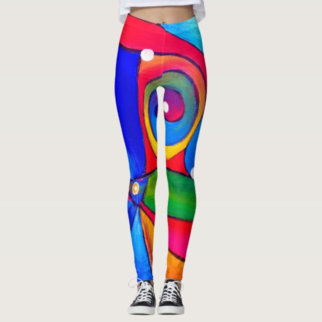 Leggings Leyendas de ocio de yoga divertidas|Arte de Katali (Anverso)