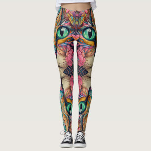 Leggings Leyendas de ojos de gato esmeralda - Bonito