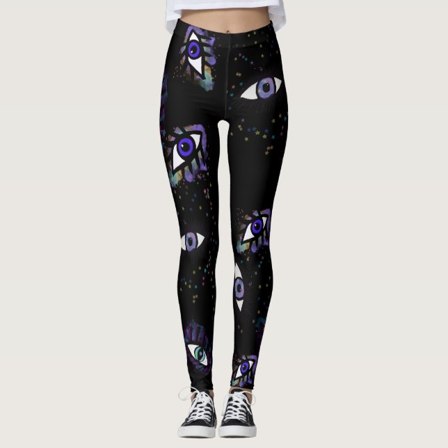 Leggings Leyendas de ojos malvados, loungewear de ojos malv (Anverso)