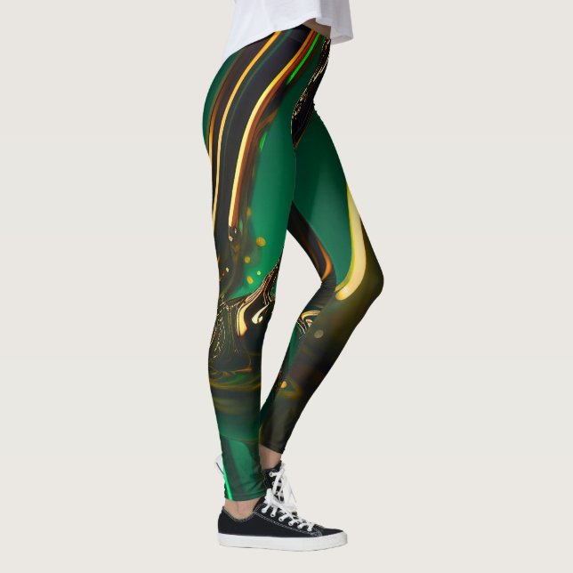 Leggings Leyendas de oro esmeralda (Derecha)
