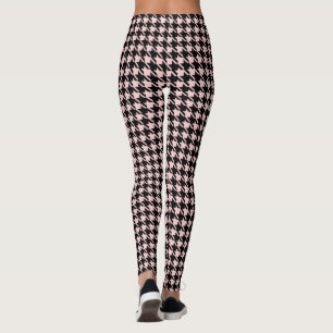 Leggings Leyendas de patas negras rosadas retro Rockabilly