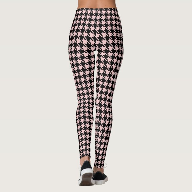 Leggings Leyendas de patas negras rosadas retro Rockabilly (Reverso)