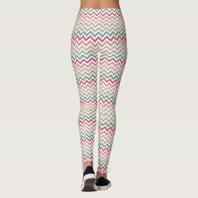 Leggings Leyendas de patrón azteca (Reverso)