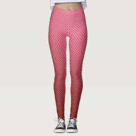 Leggings Leyendas de patrón de fibra de carbono rosa