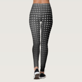 Leggings Leyendas de patrón metalizado