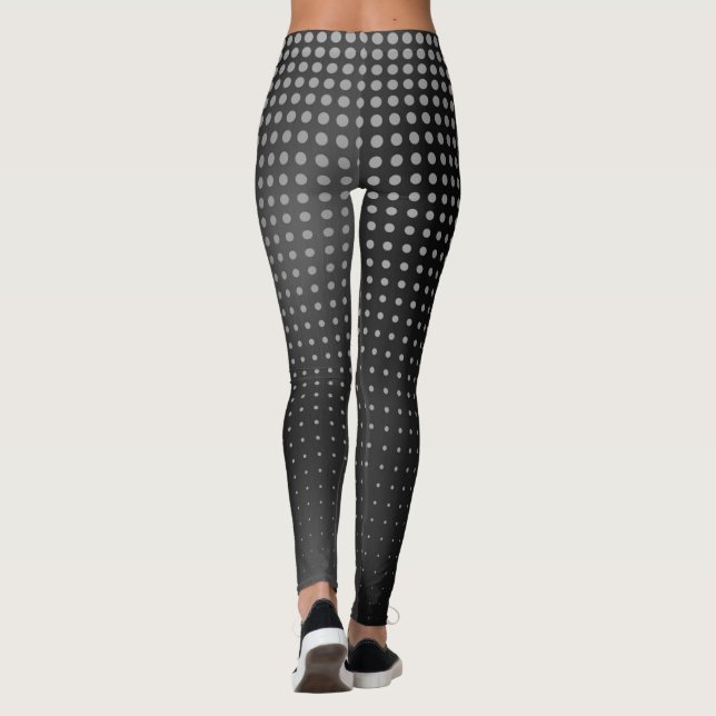 Leggings Leyendas de patrón metalizado (Reverso)