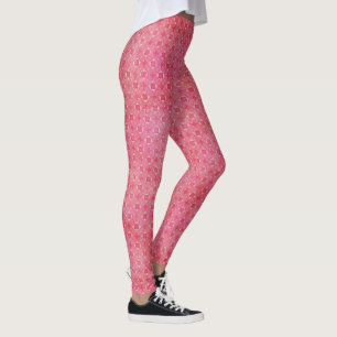 Leggings Leyendas de patrones geométricos divertidos de co