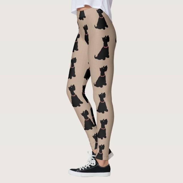 Leggings Leyendas de perro escocés Personalizado (Izquierda)