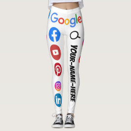 Leggings Leyendas de Personalizados de Google Search para m