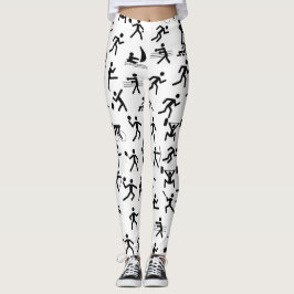 Leggings Leyendas de pictograma deportivo - Suave y Stretch