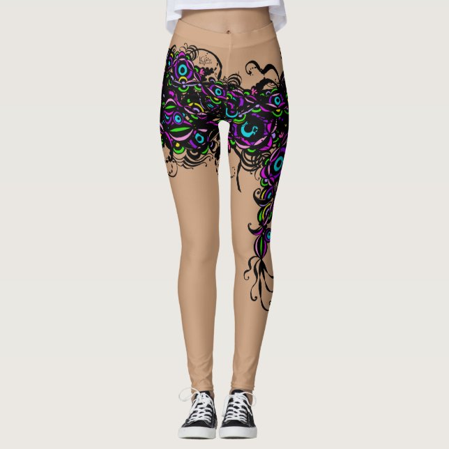 Leggings Leyendas de pintura corporal (Anverso)