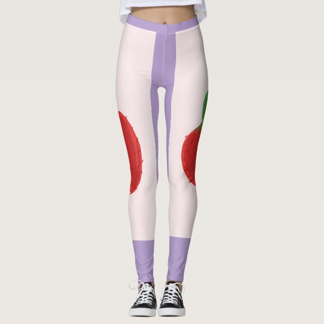 Leggings Leyendas de pintura de fresa (Anverso)