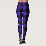 Leggings Leyendas de plástico azul<br><div class="desc">Leggings de plástico negro y azul - Diseño MIGNED</div>