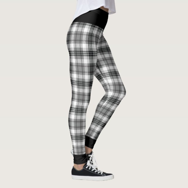 Leggings Leyendas de plástico blanco y negro (Derecha)
