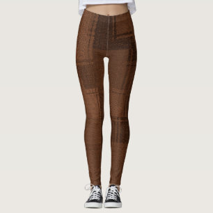 Leggings Leyendas de plástico marrón