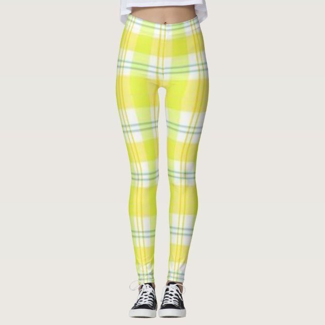 Leggings Leyendas de plástico verde amarillo (Anverso)