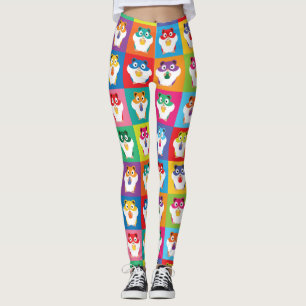 Leggings Leyendas de pop Art Hamsters