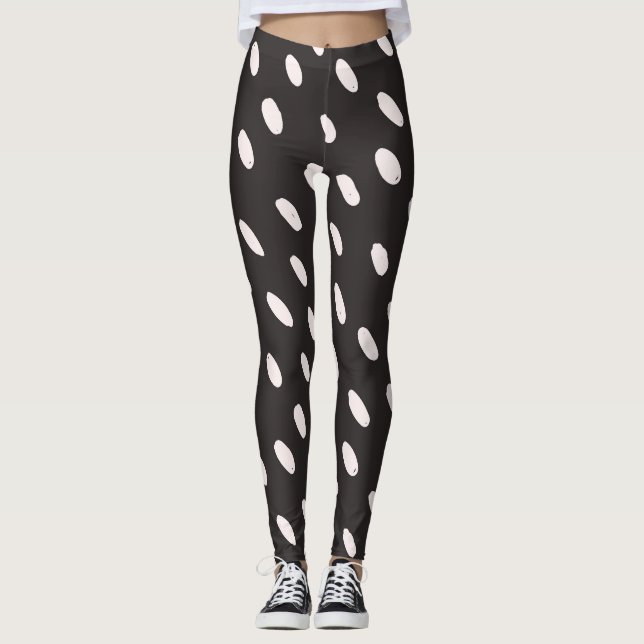 Leggings Leyendas de puntos de polka retro - de alta calida (Anverso)