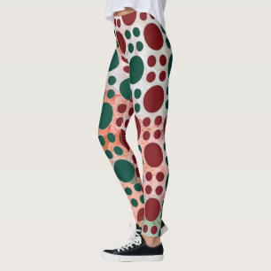 Leggings Leyendas de puntos polacos tricolor
