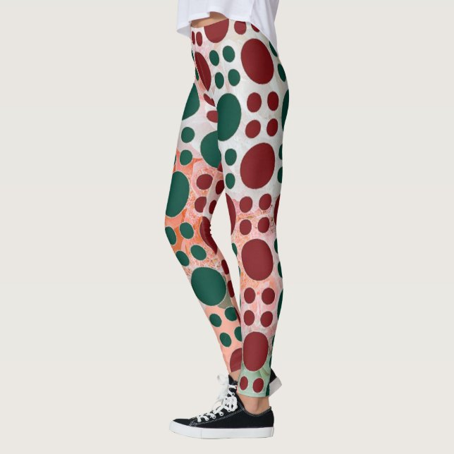 Leggings Leyendas de puntos polacos tricolor (Izquierda)