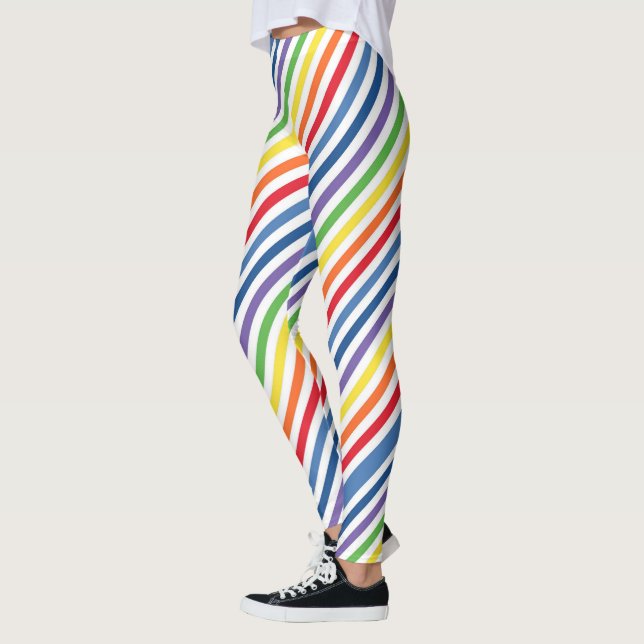 Leggings Leyendas de rayas arcoiris (Izquierda)