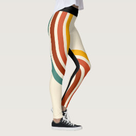Leggings Leyendas de rayas retro