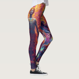 Leggings Leyendas de renacimiento cósmico - Ar Visionario P