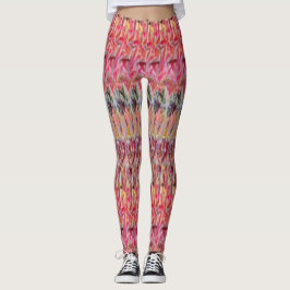 Leggings Leyendas de retorno de color rojo