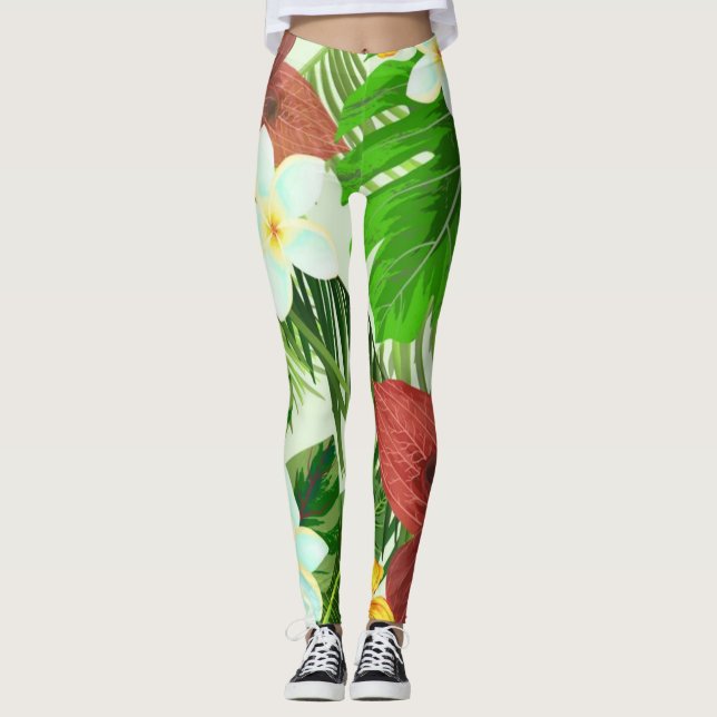 Leggings Leyendas de selva tropical de selva tropical (Anverso)