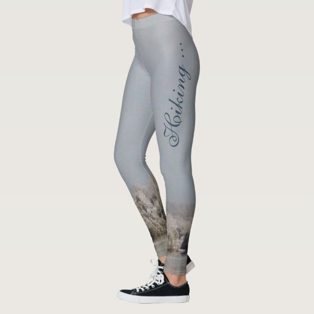 Leggings Leyendas de senderismo temáticas de invierno (Izquierda)