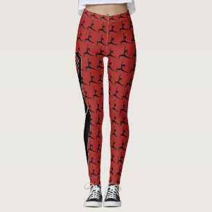 Leggings Leyendas de silueta de yoga pose