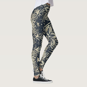 Leggings Leyendas de simetría de la flor