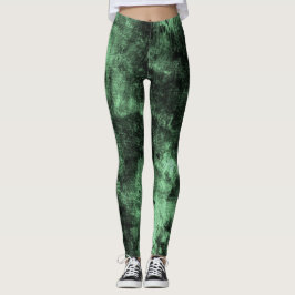 Leggings Leyendas de Spandex texturizadas en verde