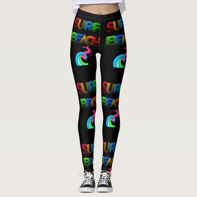 Leggings Leyendas de surf de Wave Rider (Anverso)