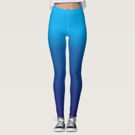 Leggings Leyendas de textura azul profundo