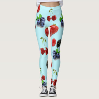 Leggings Leyendas de textura de Berry