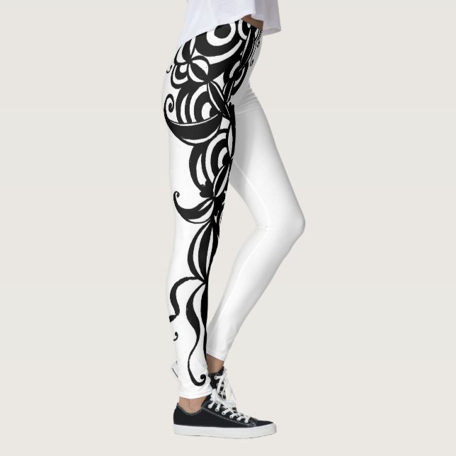 Leggings Leyendas de tinta del diseñador (Derecha)