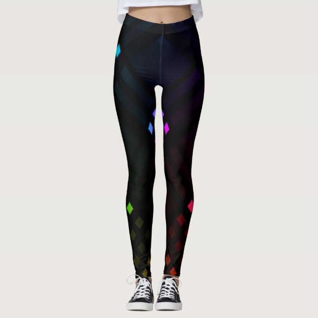 Leggings Leyendas de todo sobre papel de diamantes digitale (Anverso)